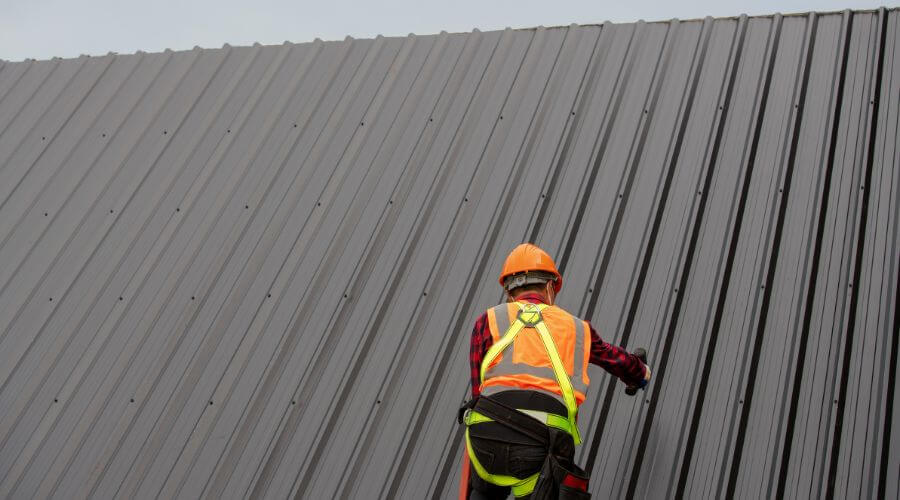 Professional metal roof installation services in Winnebago, WI